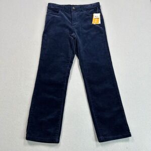 Gymboree Boys Corduroy Pants Navy‎ Blue Size 8 Tidal Stretch Cotton 3043082 NWT